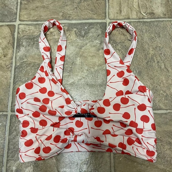 Beach riot cherry Bowie top XS - Picture 2 of 4